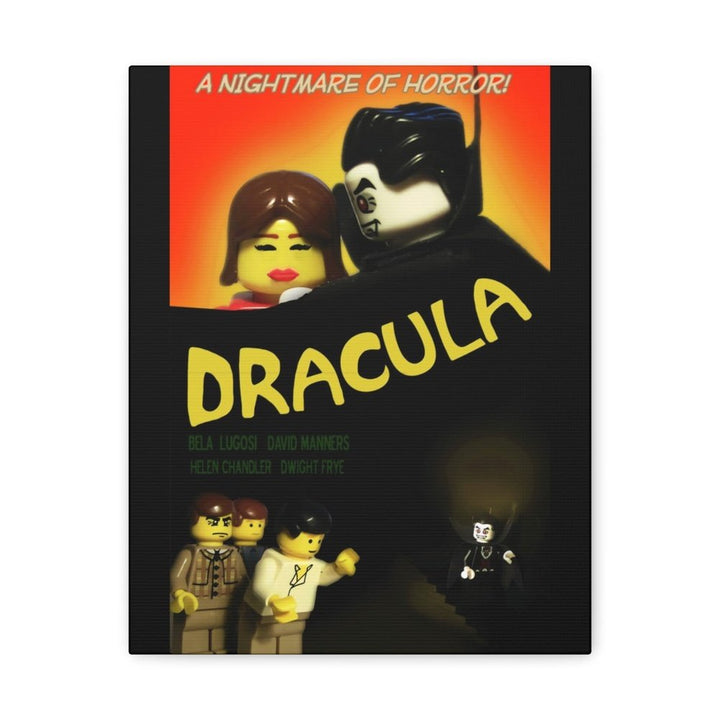 MOC NON LEGO Dracula LEGO Movie Wall Art Canvas Art With Backing.