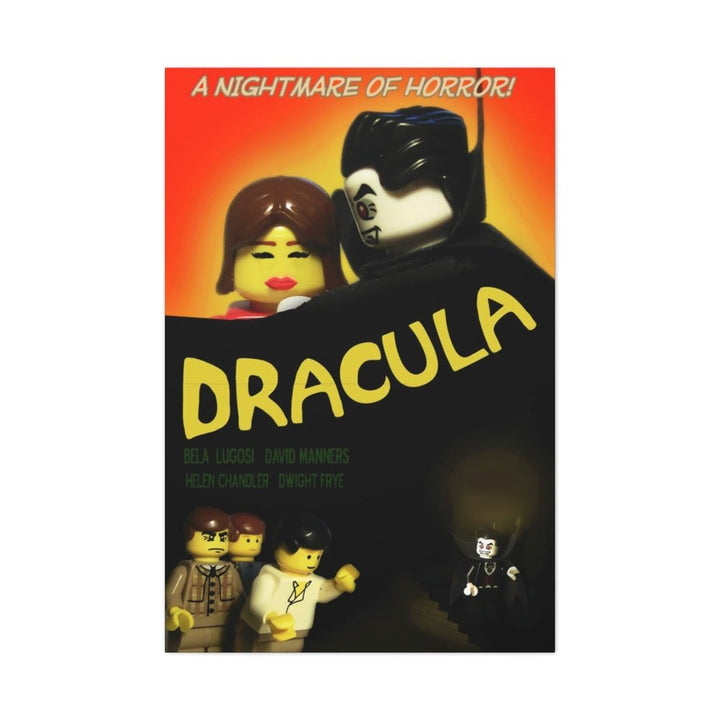 MOC NON LEGO Dracula LEGO Movie Wall Art Canvas Art With Backing.