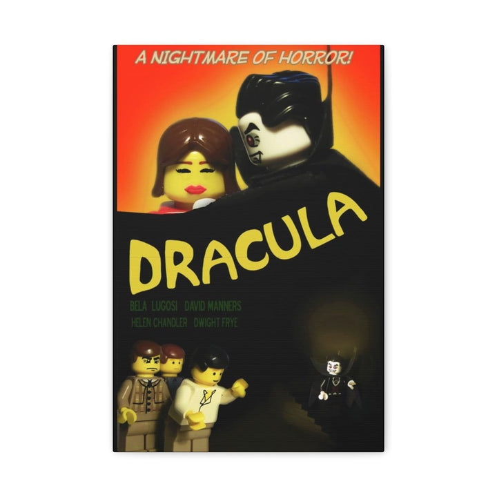 Dracula LEGO Movie Wall Art Canvas Art With Backing. Jurassic Bricks