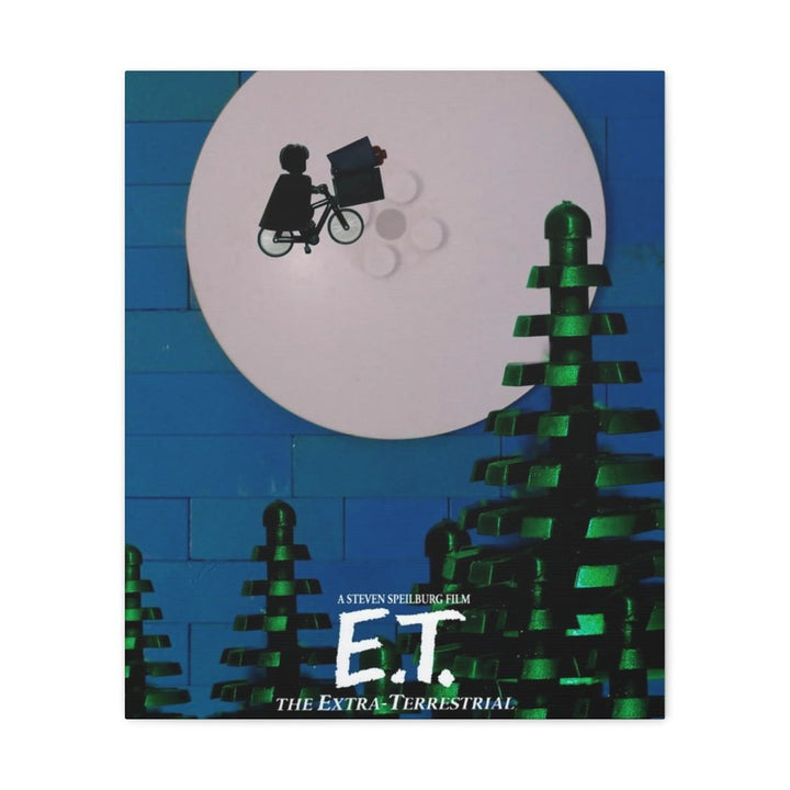 MOC NON LEGO E.T. LEGO Movie Wall Art Canvas Art With Backing.