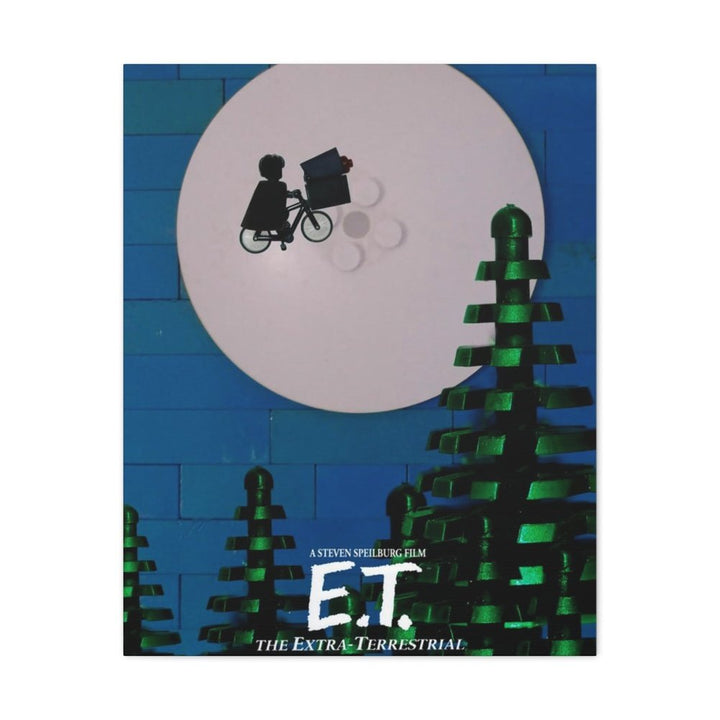 MOC NON LEGO E.T. LEGO Movie Wall Art Canvas Art With Backing.