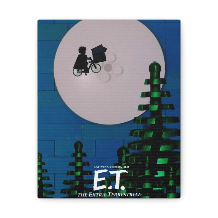 E.T. LEGO Movie Wall Art Canvas Art With Backing. Jurassic Bricks