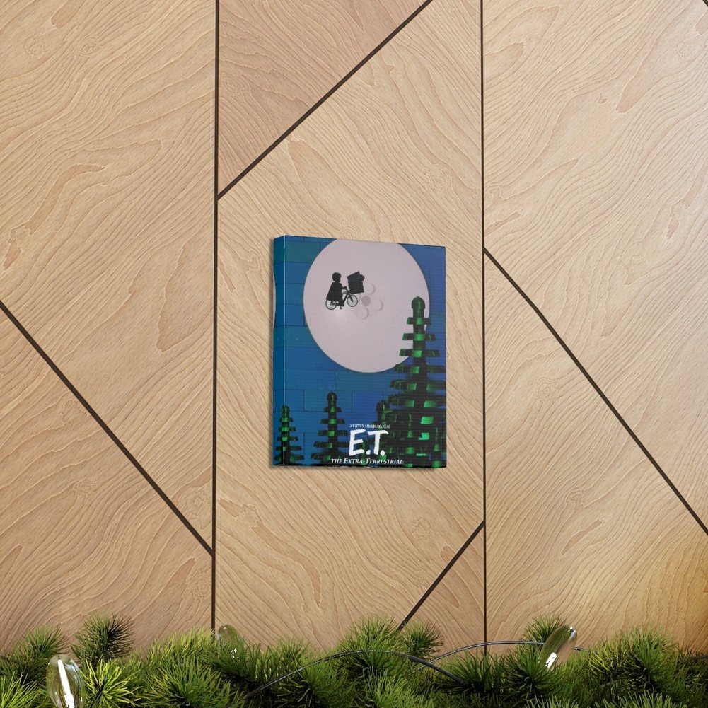 E.T. LEGO Movie Wall Art Canvas Art With Backing. Jurassic Bricks