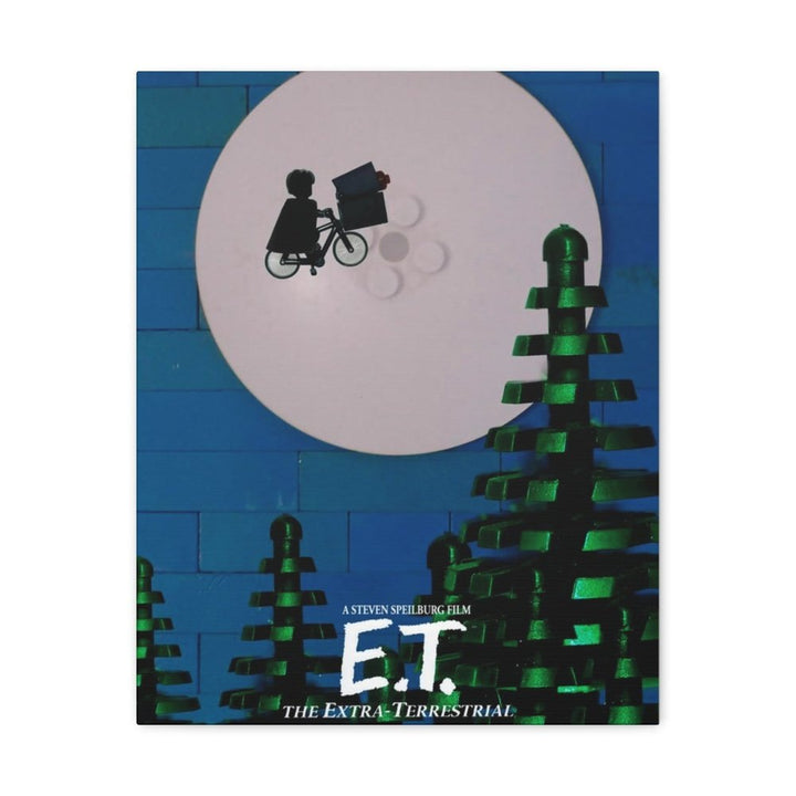 MOC NON LEGO E.T. LEGO Movie Wall Art Canvas Art With Backing.