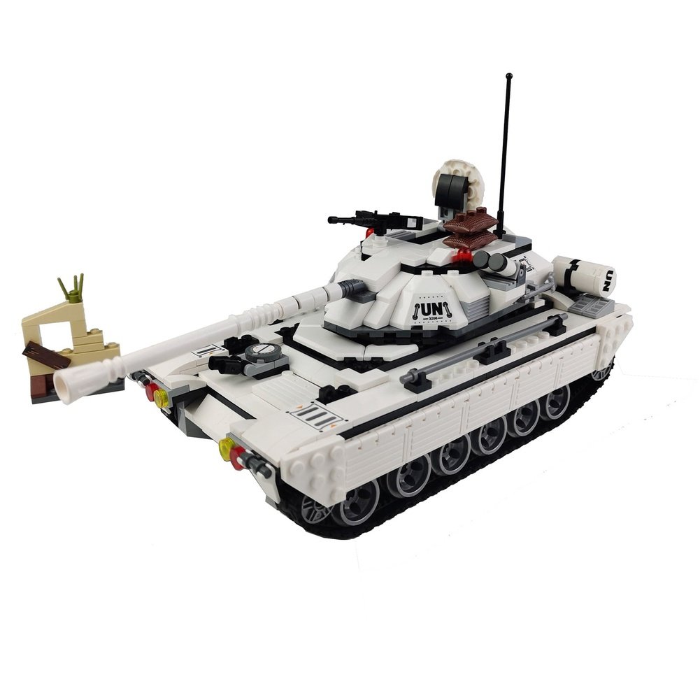 Enlighten Building Block Peacekeeping Force Thunder Mission Tank Attach 4 Figures 429pcs Educational Bricks Toy For Boy Gift Jurassic Bricks