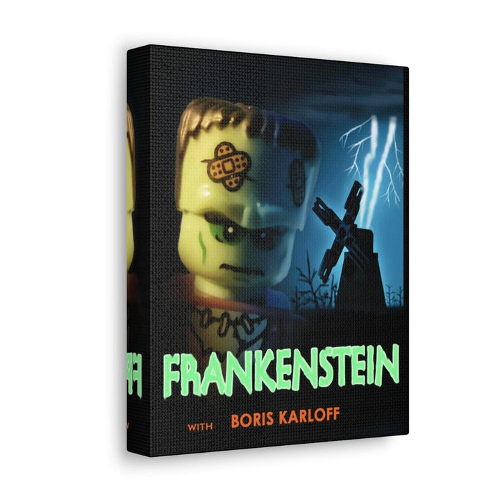 Frankenstein LEGO Movie Wall Art Canvas Art With Backing. Jurassic Bricks