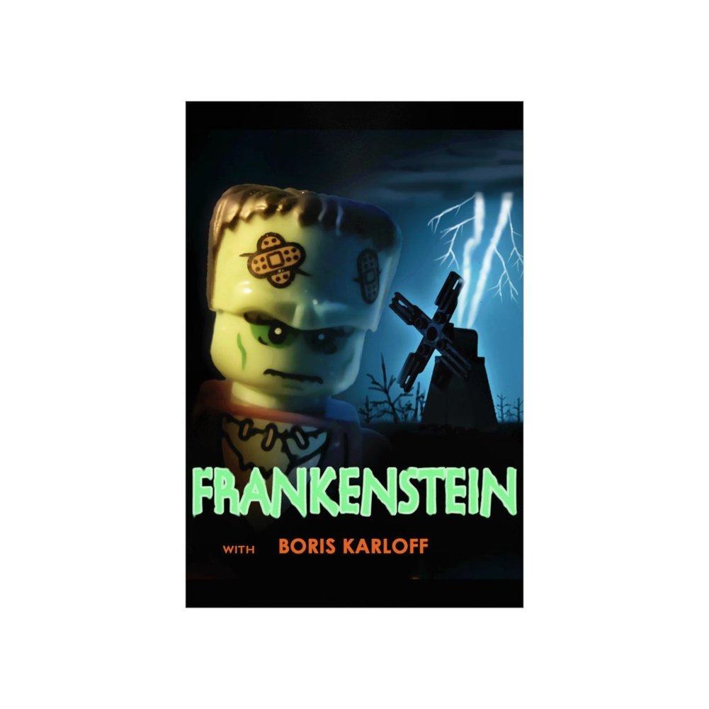 Frankenstein LEGO Movie Wall Art POSTER ONLY K&B Brick Store