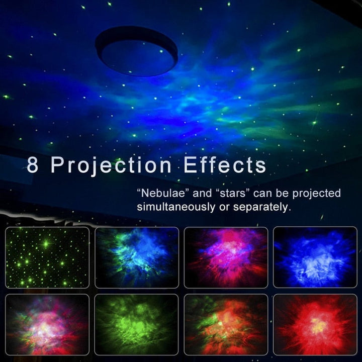 Galaxy Star Projector Starry Sky Night Light Astronaut Lamp Home Room Decor Decoration Bedroom Decorative Luminaires Gift K&B Brick Store