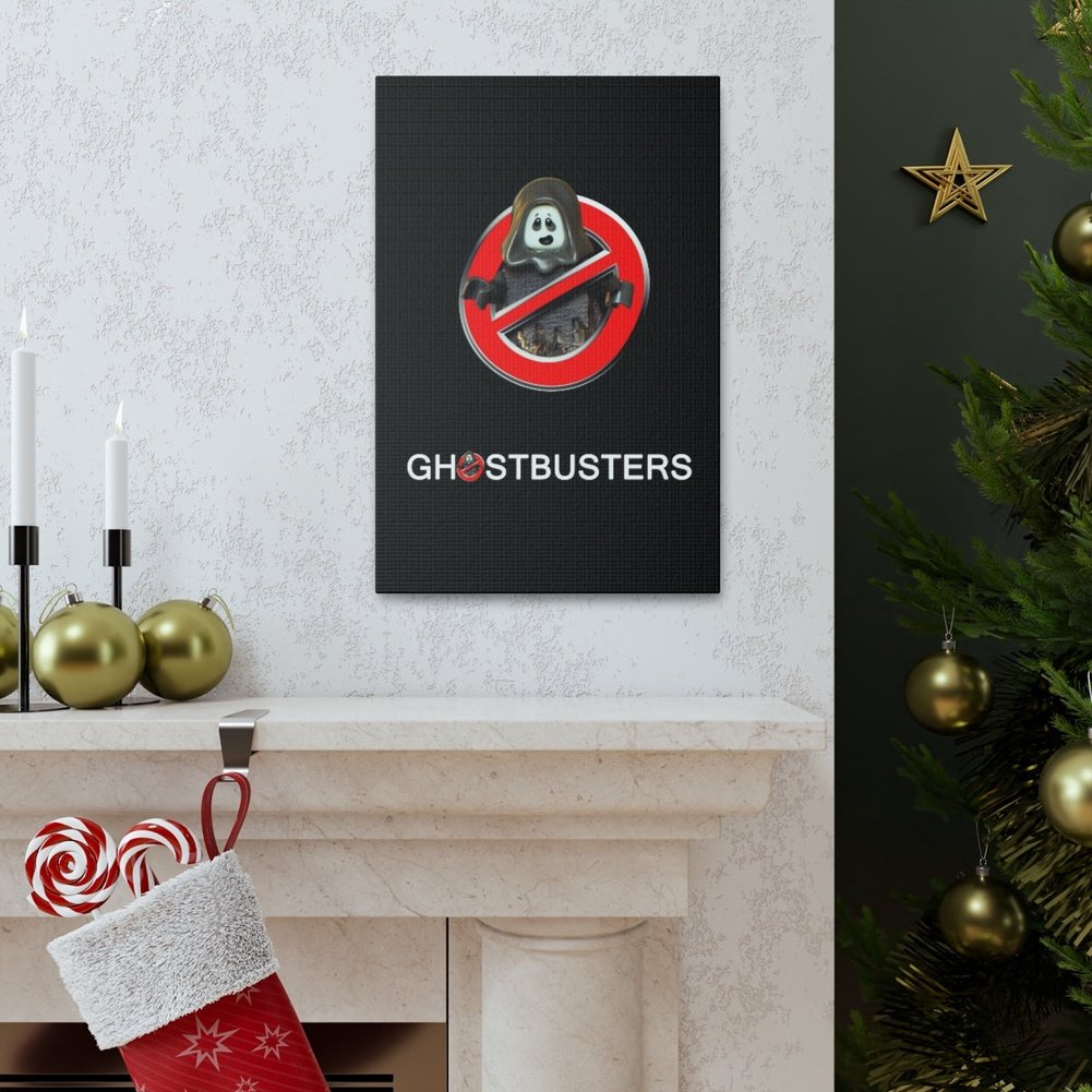 Ghostbusters v2 LEGO Movie Wall Art Canvas Art With Backing. Jurassic Bricks