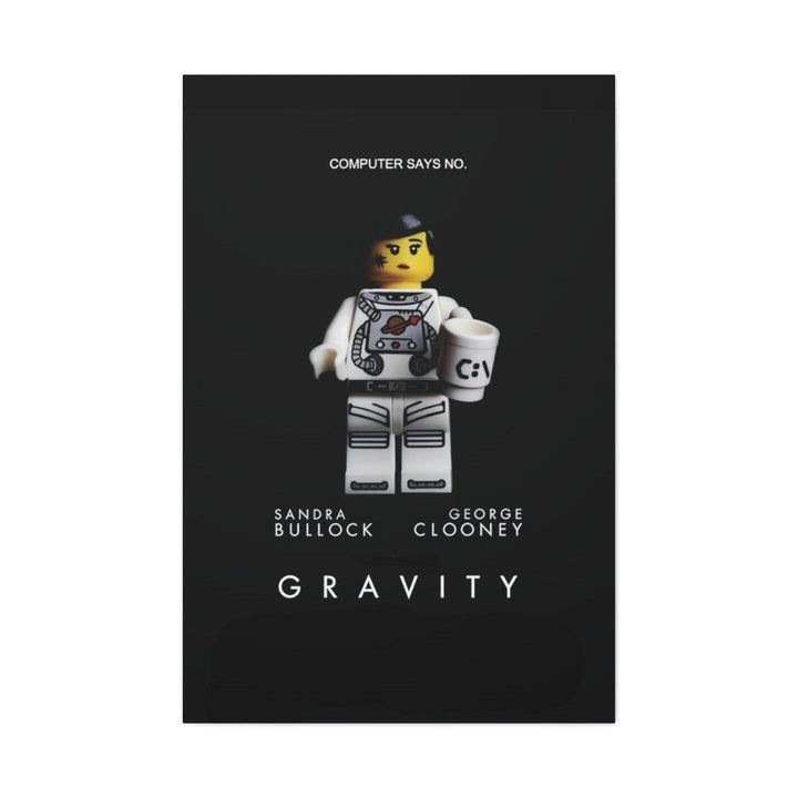 Gravity LEGO Movie Wall Art Canvas Art With Backing. Jurassic Bricks