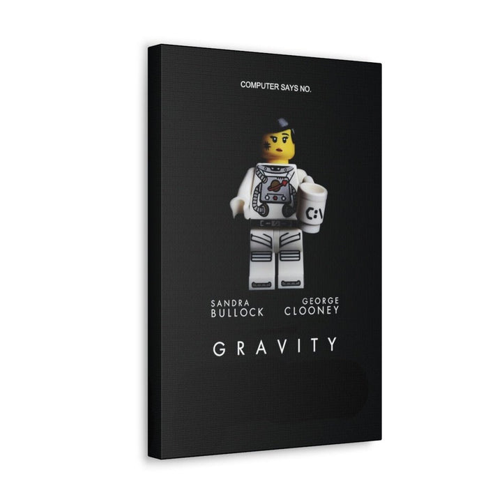 Gravity LEGO Movie Wall Art Canvas Art With Backing. Jurassic Bricks