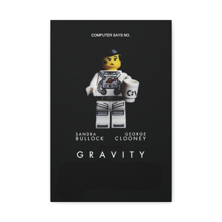 Gravity LEGO Movie Wall Art Canvas Art With Backing. Jurassic Bricks