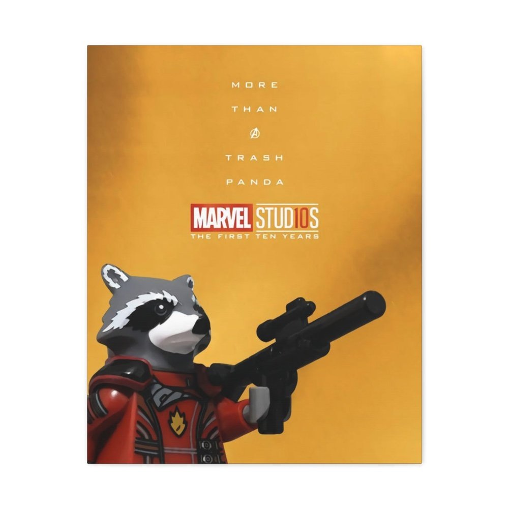 MOC NON LEGO Guardians Of The Galaxy LEGO Movie Wall Art Canvas Art With Backing.