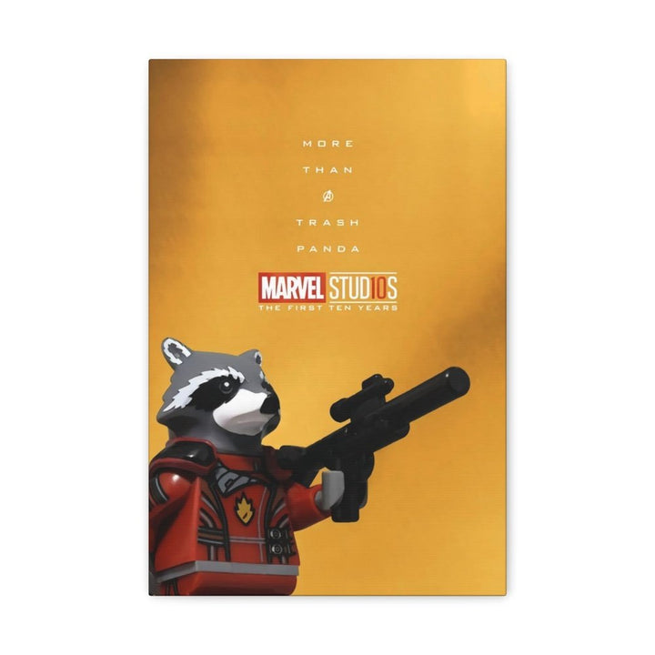 Guardians Of The Galaxy LEGO Movie Wall Art Canvas Art With Backing. Jurassic Bricks