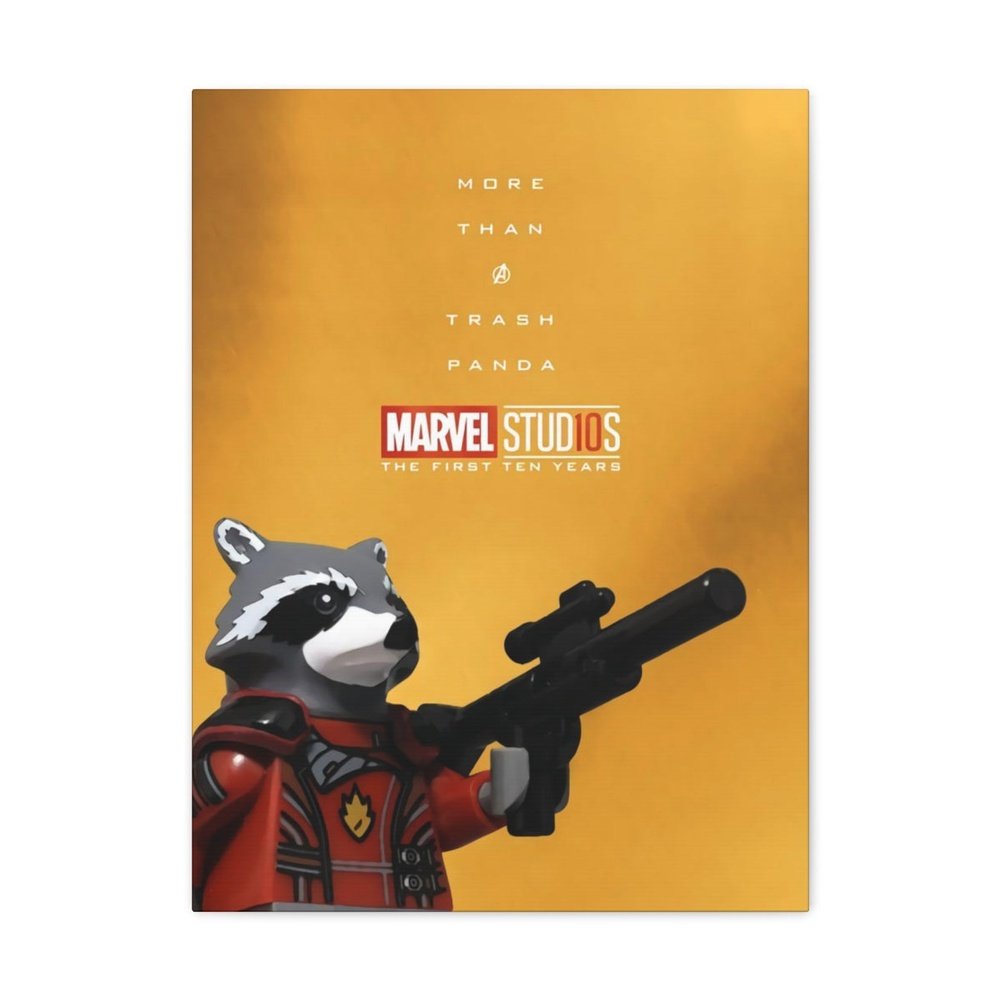 MOC NON LEGO Guardians Of The Galaxy LEGO Movie Wall Art Canvas Art With Backing.