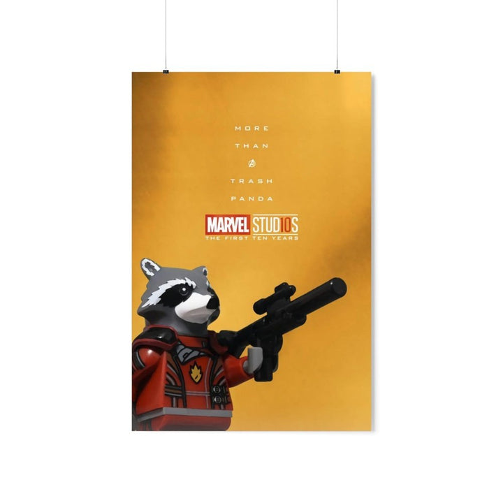 MOC NON LEGO Guardians of The Galaxy v1 LEGO Movie Wall Art POSTER ONLY