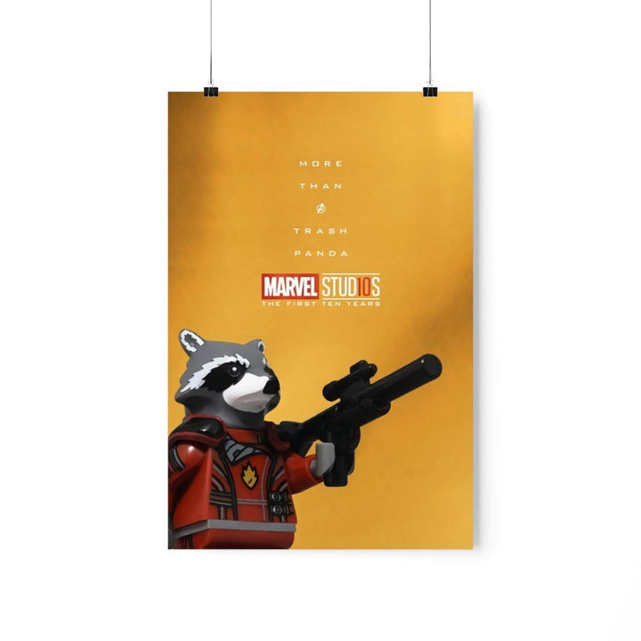 MOC NON LEGO Guardians of The Galaxy v1 LEGO Movie Wall Art POSTER ONLY