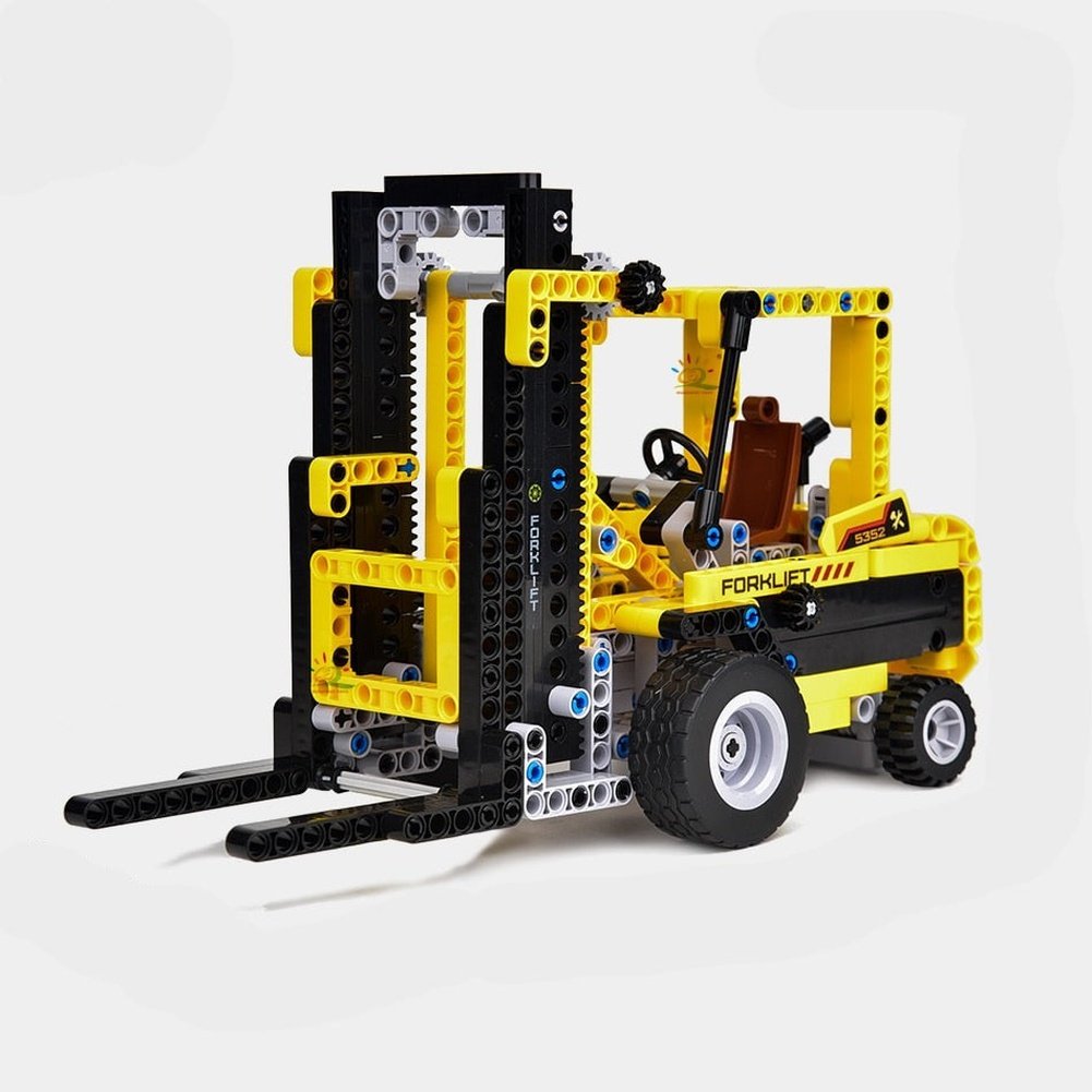 H Engineering Truck Tech Building Block City Construction Toy For Children Boy Adults Excavator Bulldozer Crane Car Brick Jurassic Bricks