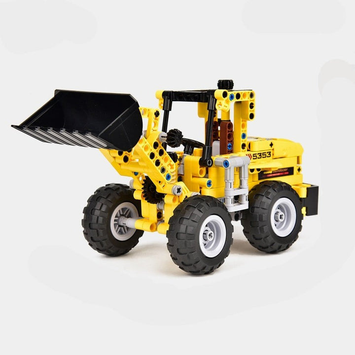 H Engineering Truck Tech Building Block City Construction Toy For Children Boy Adults Excavator Bulldozer Crane Car Brick Jurassic Bricks