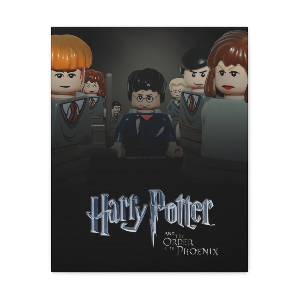 MOC  Compatible  Harry Potter v1  Movie Wall Art Canvas Art With Backing.