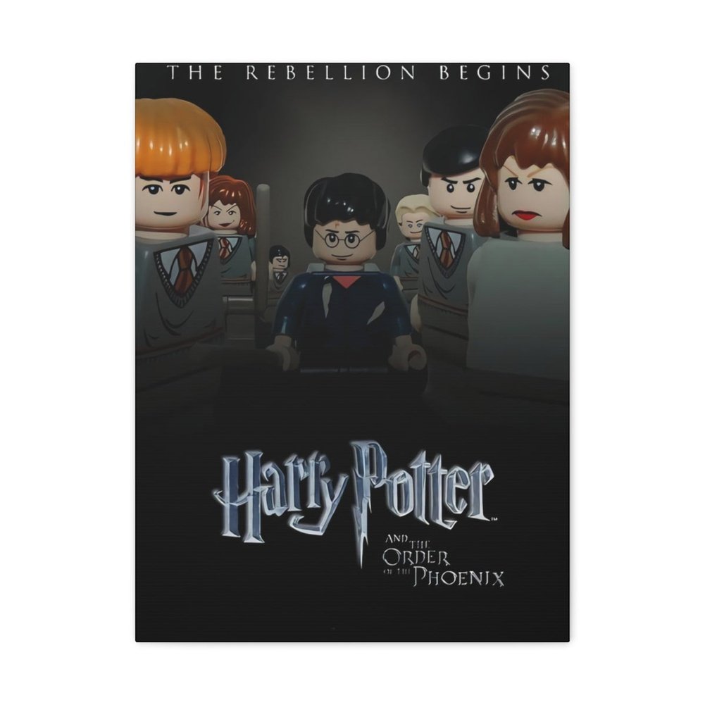 MOC  Compatible  Harry Potter v1  Movie Wall Art Canvas Art With Backing.