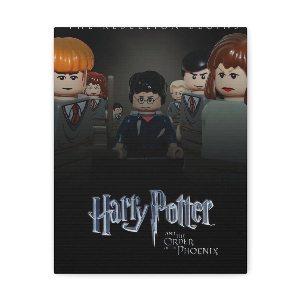 MOC  Compatible  Harry Potter v1  Movie Wall Art Canvas Art With Backing.