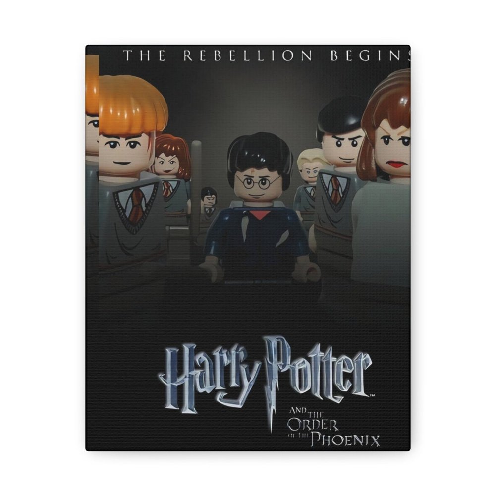 MOC  Compatible  Harry Potter v1  Movie Wall Art Canvas Art With Backing.