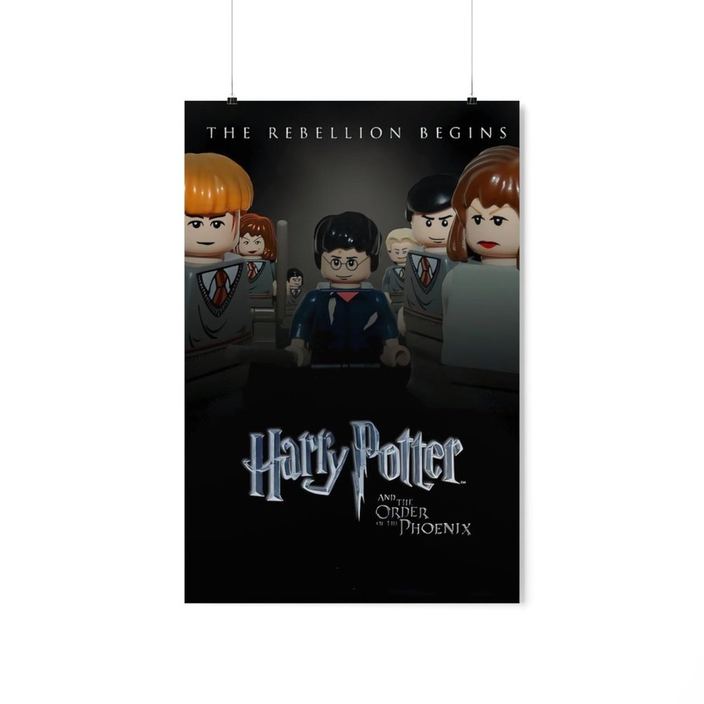 MOC NON LEGO Harry Potter v1 LEGO Movie Wall Art POSTER ONLY