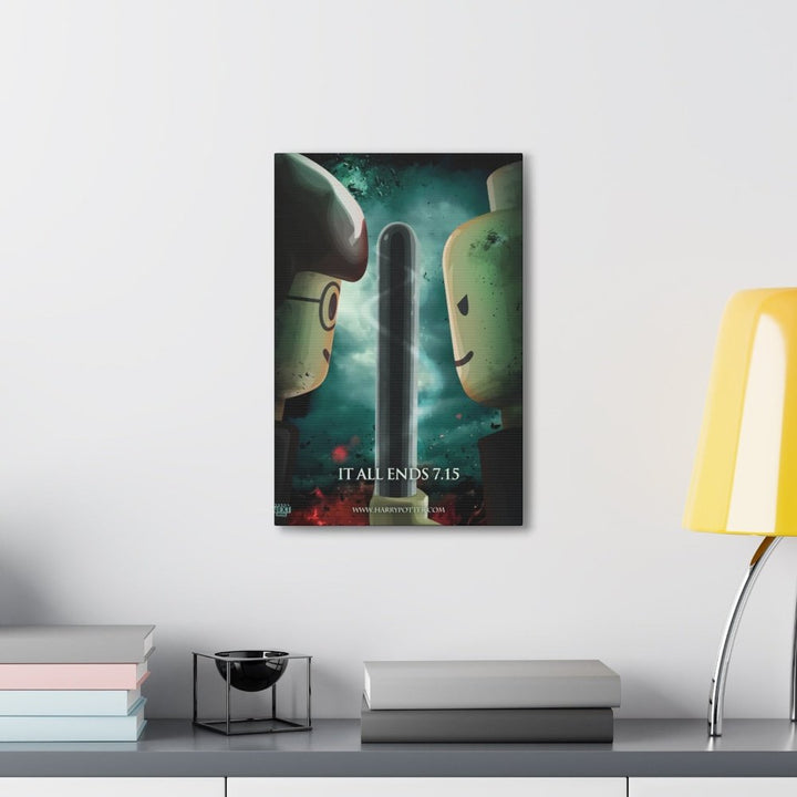 Harry Potter v2 LEGO Movie Wall Art Canvas Art With Backing. Jurassic Bricks