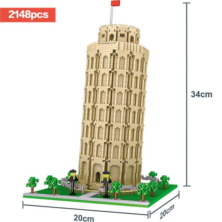 Harvard School MIT Cambridge College Tokyo Campus Princeton and Oxford UK University Cathedral Model Building Block Toys Jurassic Bricks