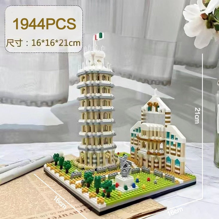 Harvard School MIT Cambridge College Tokyo Campus Princeton and Oxford UK University Cathedral Model Building Block Toys Jurassic Bricks