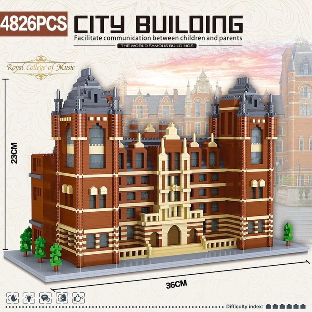 Harvard School MIT Cambridge College Tokyo Campus Princeton and Oxford UK University Cathedral Model Building Block Toys Jurassic Bricks