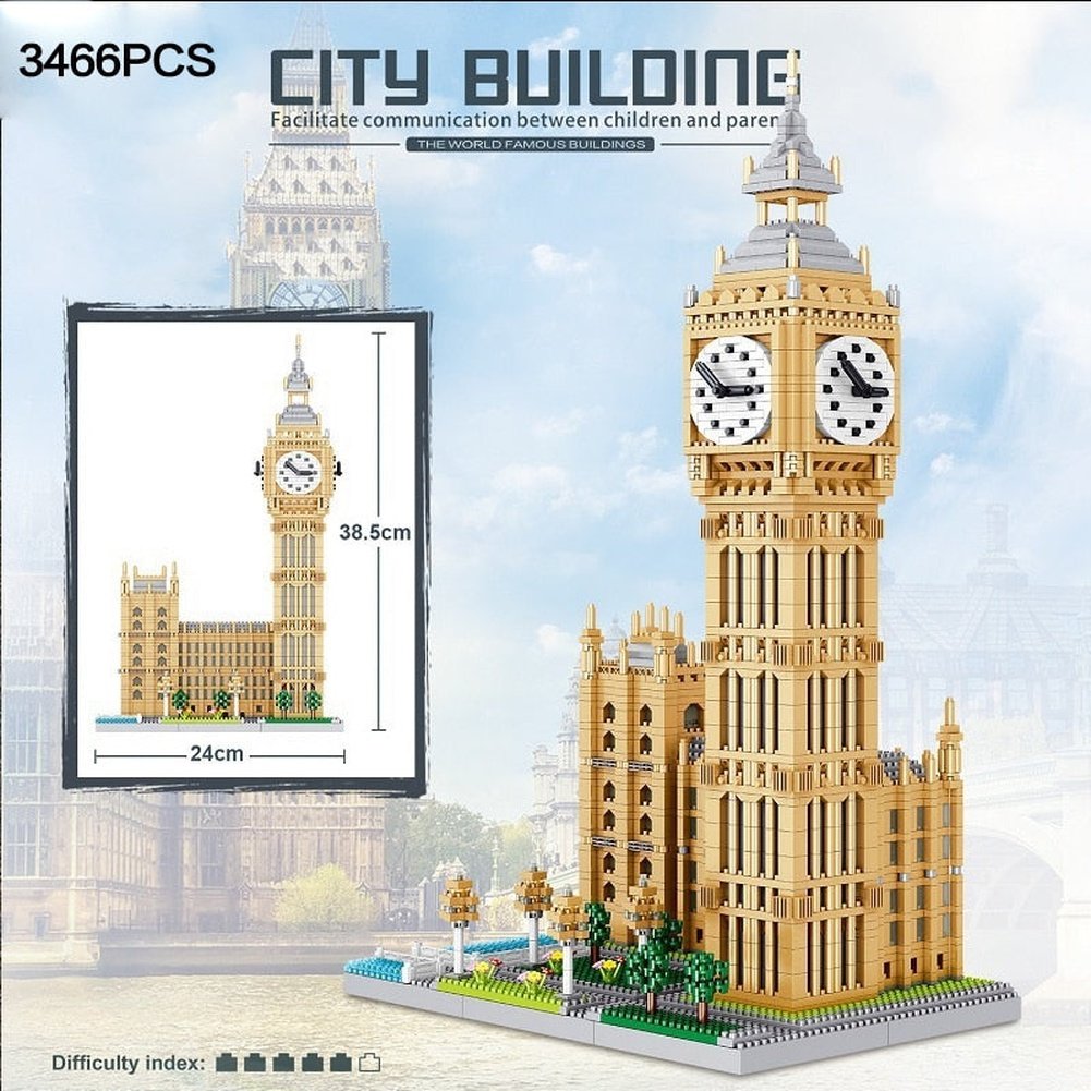 Harvard School MIT Cambridge College Tokyo Campus Princeton and Oxford UK University Cathedral Model Building Block Toys Jurassic Bricks