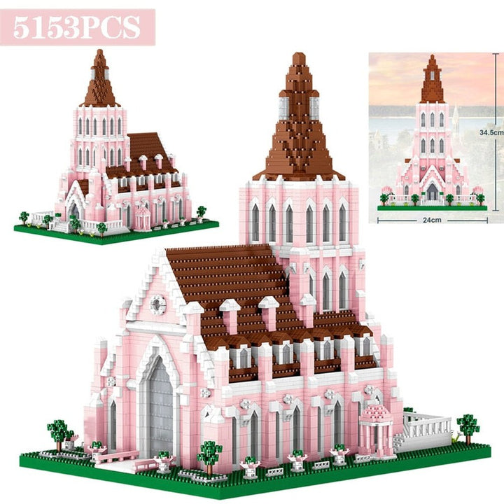 Harvard School MIT Cambridge College Tokyo Campus Princeton and Oxford UK University Cathedral Model Building Block Toys Jurassic Bricks