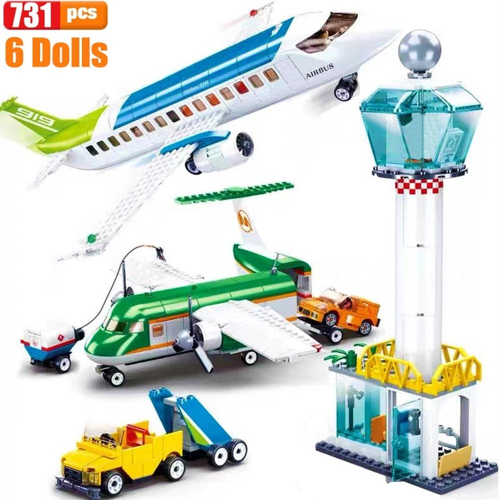 Ideas The Boeing 787 Airliner Building Block City Airplane Passenger Plane Bricks Transport Plane Toys For Kids Birthday Gifts K&B Brick Store