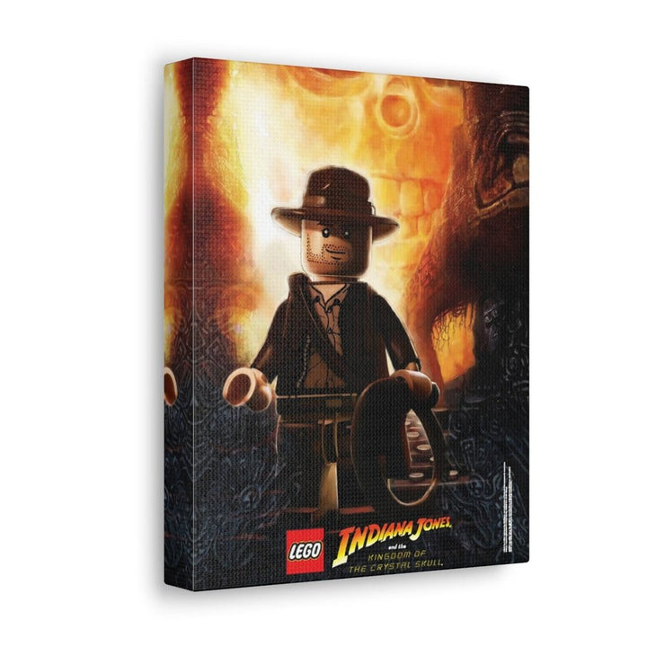 Indiana Jones LEGO Movie Wall Art Canvas Art With Backing. K&B Brick Store