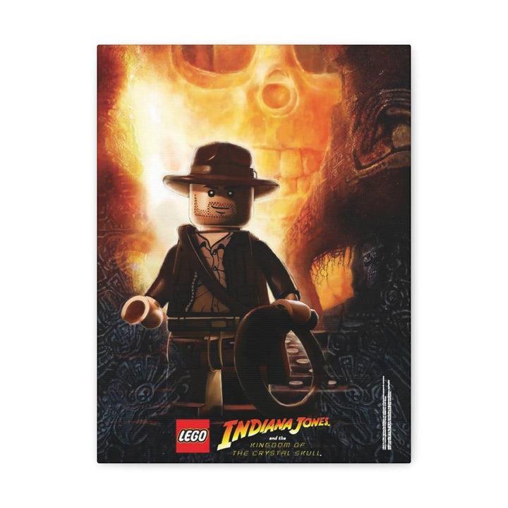 MOC NON LEGO Indiana Jones LEGO Movie Wall Art Canvas Art With Backing.