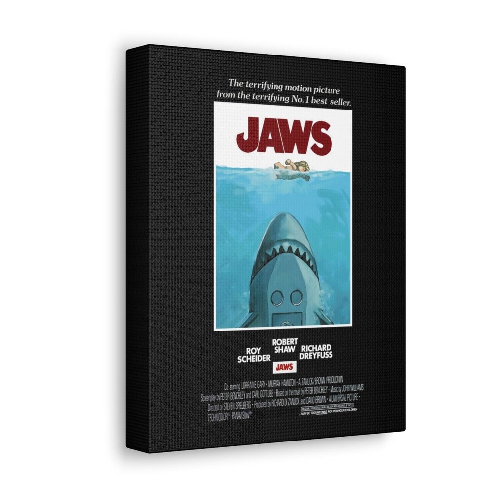 Jaws LEGO Movie Wall Art Canvas Art With Backing. K&B Brick Store