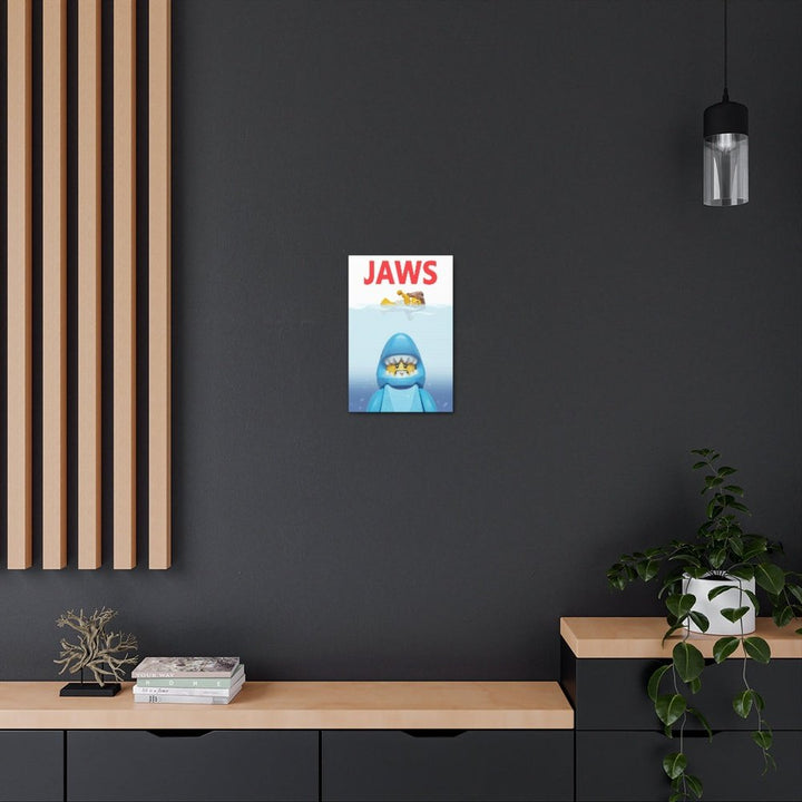 Jaws v2 LEGO Movie Wall Art Canvas Art With Backing. Jurassic Bricks