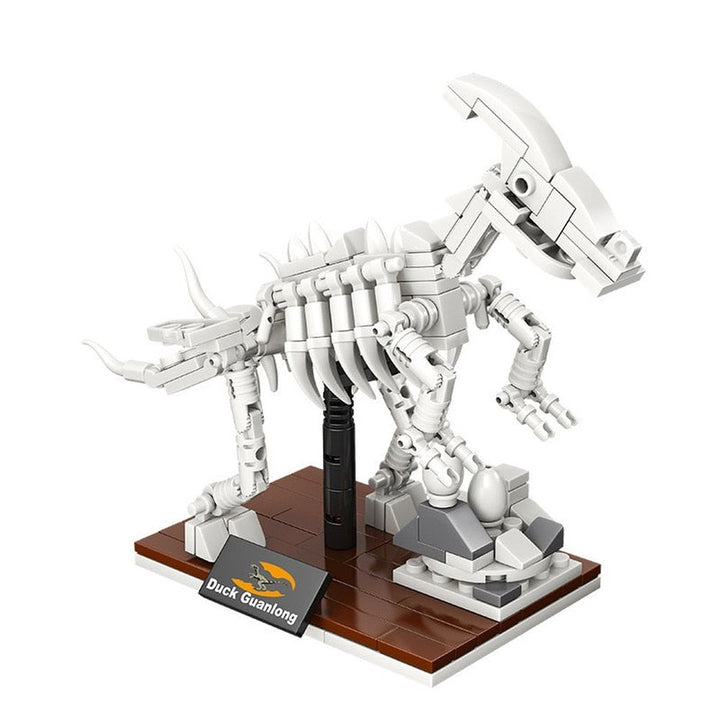 Jurassic dinosaur world Tyrannosaurus Rex fossil skeleton model children&#39;s diy assembled educational building blocks toy gift Jurassic Bricks