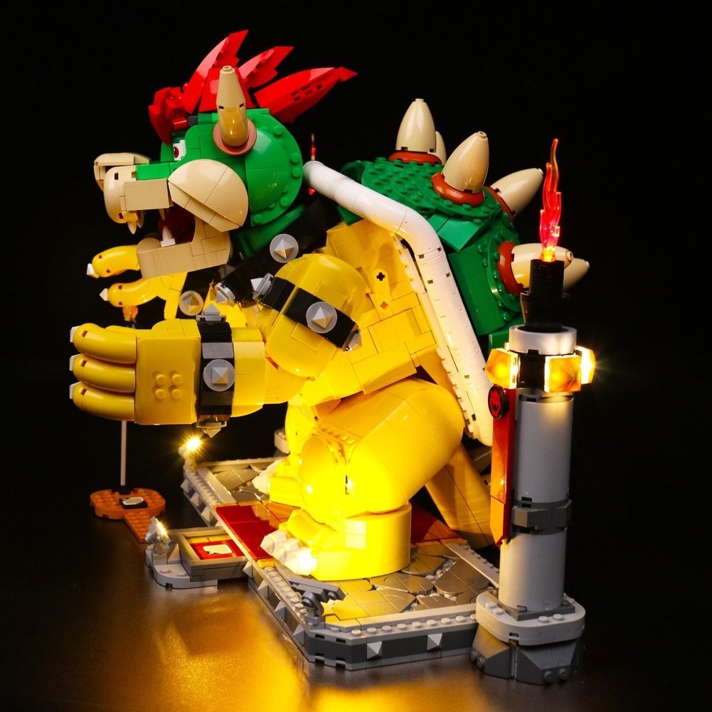 LED Building Blocks Light For Ideas 71411 The Mighty Bowser(NOT Include the Model) LED Lighting Accessories Set DIY Toys Jurassic Bricks