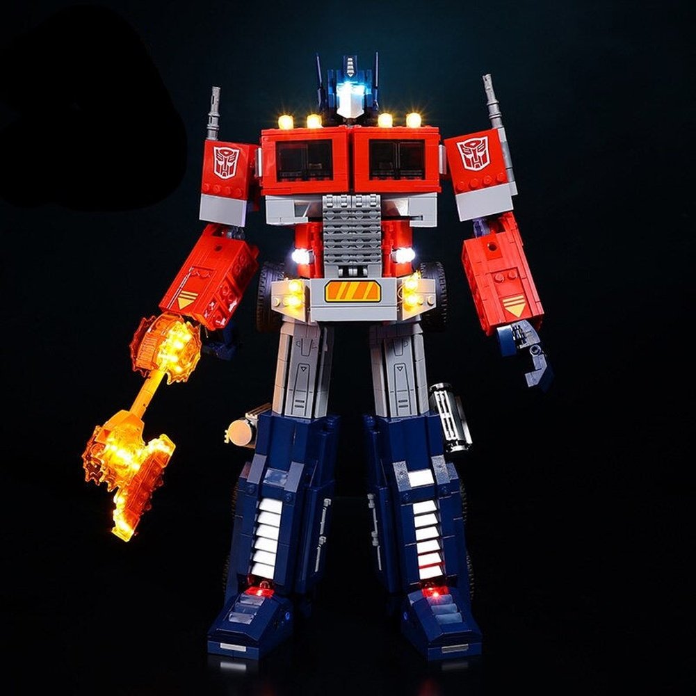 LED For 10302 OptimusPrime Led Lighting Set DIY Toys  (Not Included Building Blocks) Jurassic Bricks