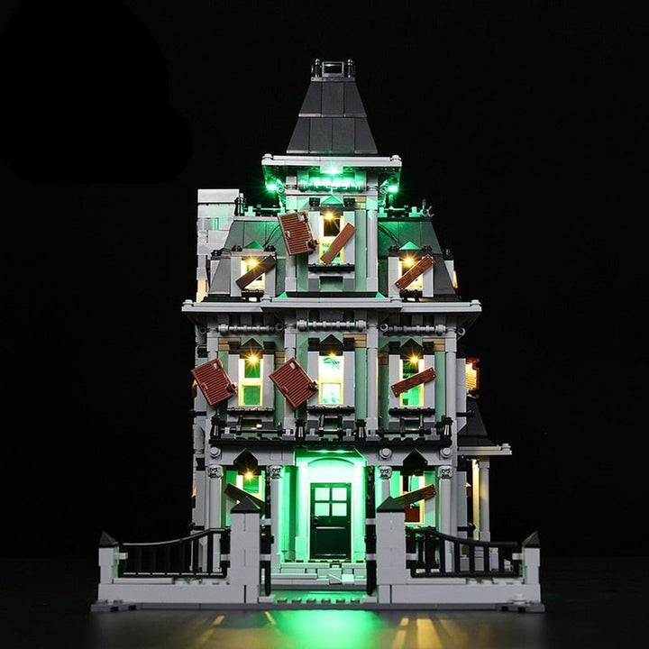 LED Light Kit For 10228 Haunted House Remote Control Sound Version(Not Include Building Blocks) Jurassic Bricks