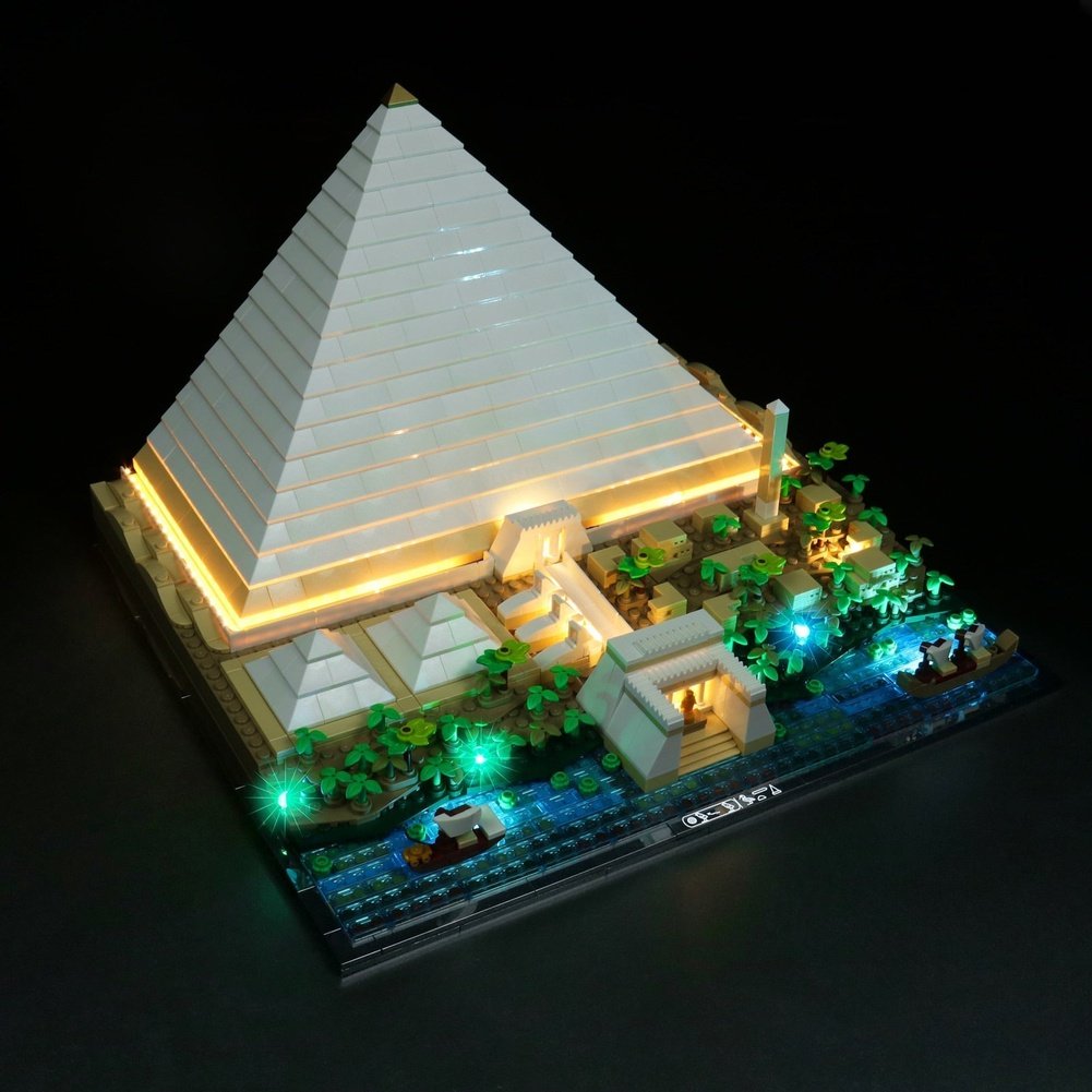 LED Light Kit For 21058 Great Pyramid Building Blocks Set (NOT Include the Model) Bricks Toys For Children Jurassic Bricks