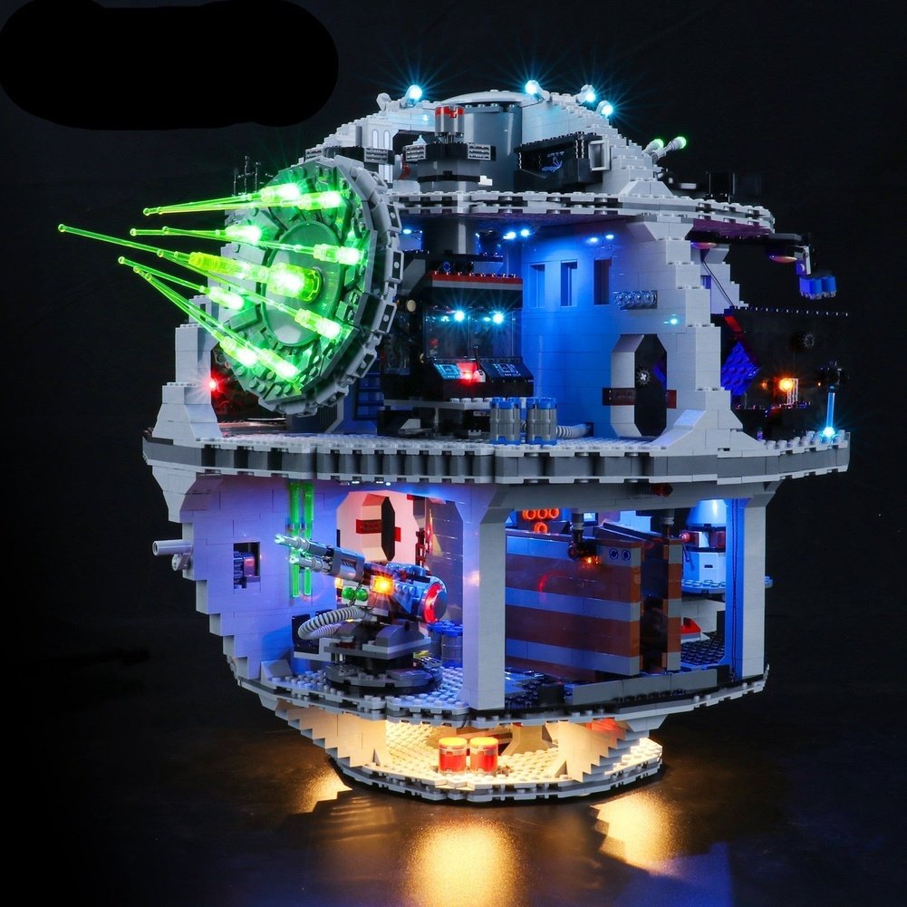 LED Light Kit For 75159 Death Star, Not Include the Bulding Blocks Model Jurassic Bricks