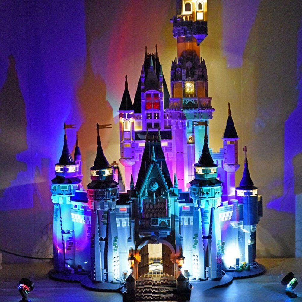 MOC  Compatible  LED Light Kit For Creative Series Cinderella Princess Castle Lighting Set Compatible With 71040(Only LED Light, No Block Kit)