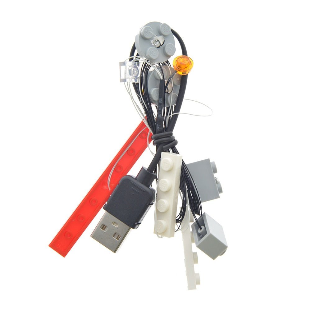 MOC  Compatible  LED Light Kit for 10220 T1 Camper Van Building Blocks Set (NOT Include The Model) toys