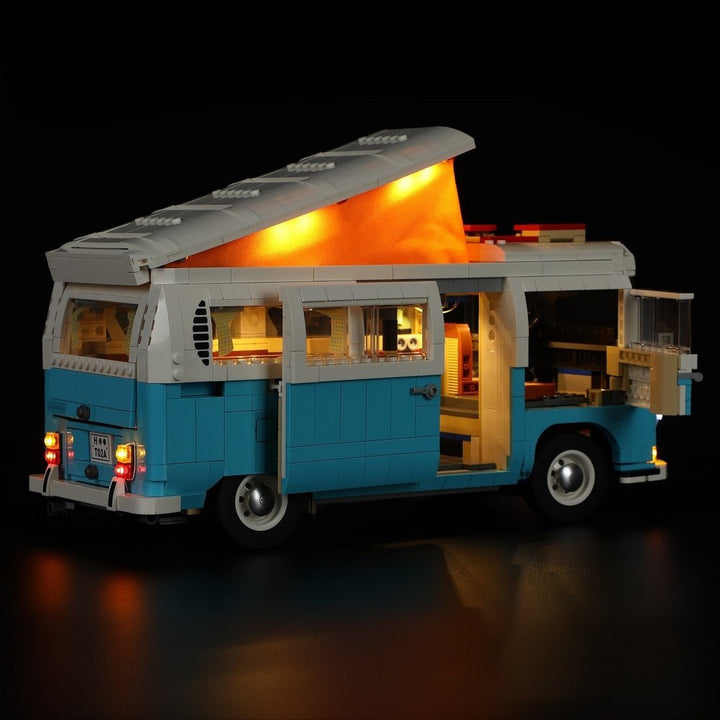 LED Light Kit for 10279 T2 Camper Van Building Blocks Set (NOT Include The Model) Toys for Children Jurassic Bricks