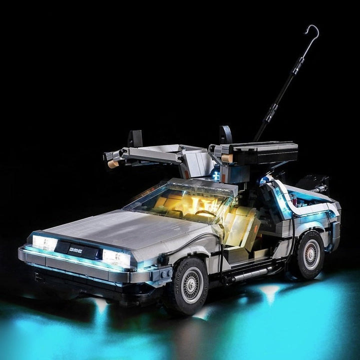 LED Light Set For Creator 10300 Back to the Future Time Machine Racing Car Building Blocks Toy Only Lighting Kit Not Model Jurassic Bricks