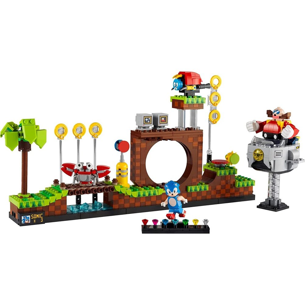 LED Light Up Kit For Ideas 21331 Classic Sonic Pop Game Green Hill Zone Building Blocks Toys Set Jurassic Bricks